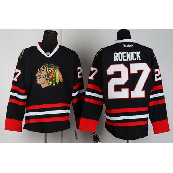 Chicago Blackhawks #27 Jeremy Roenick Black Jersey