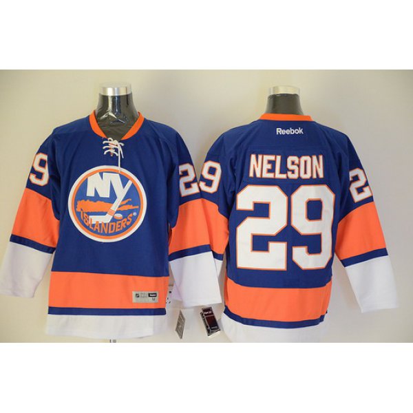 New York Islanders #29 Brock Nelson Light Blue Jersey