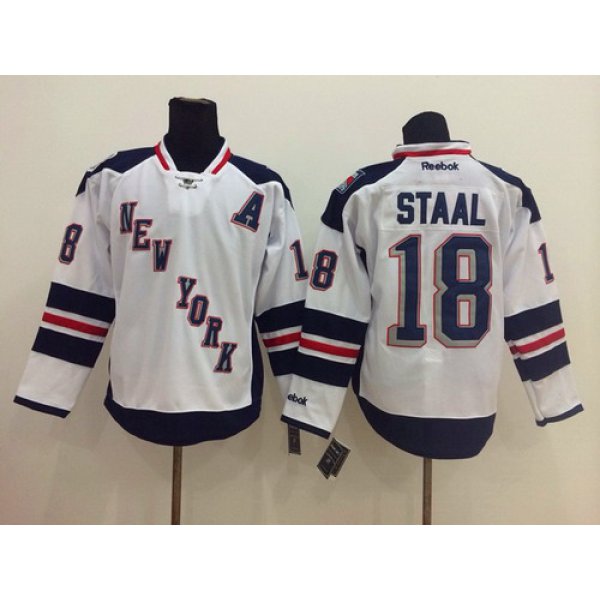 New York Rangers #18 Marc Staal 2014 Stadium Series White Jersey
