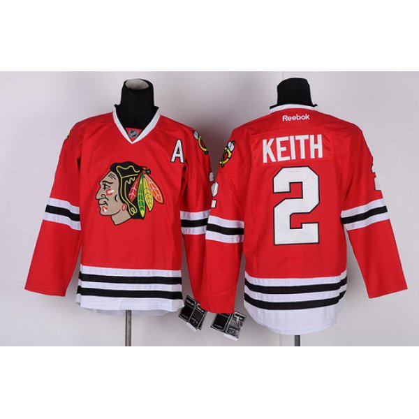 Chicago Blackhawks #2 Duncan Keith Red Jersey