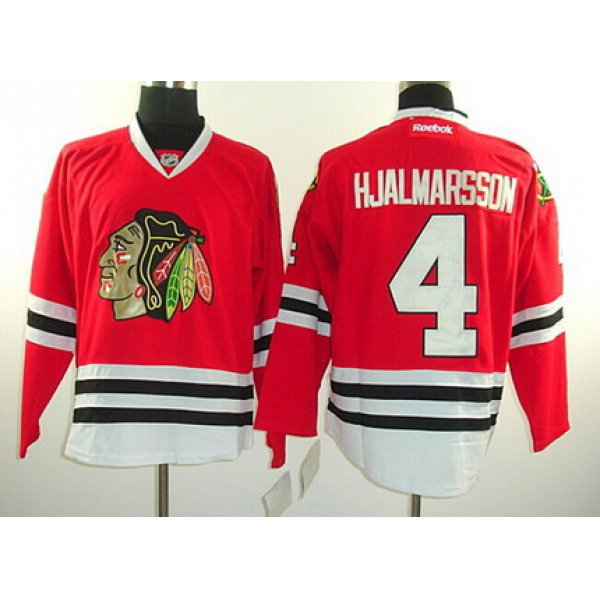 Chicago Blackhawks #4 Niklas Hjalmarsson Red Jersey