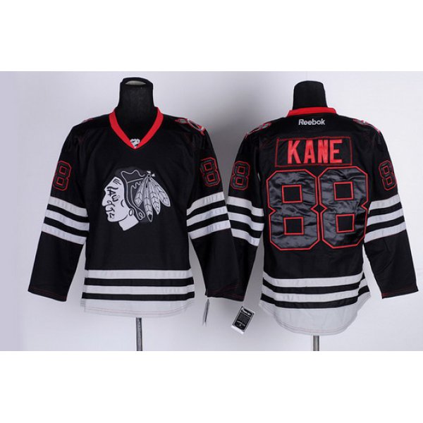 Chicago Blackhawks #88 Patrick Kane Black Ice Jersey