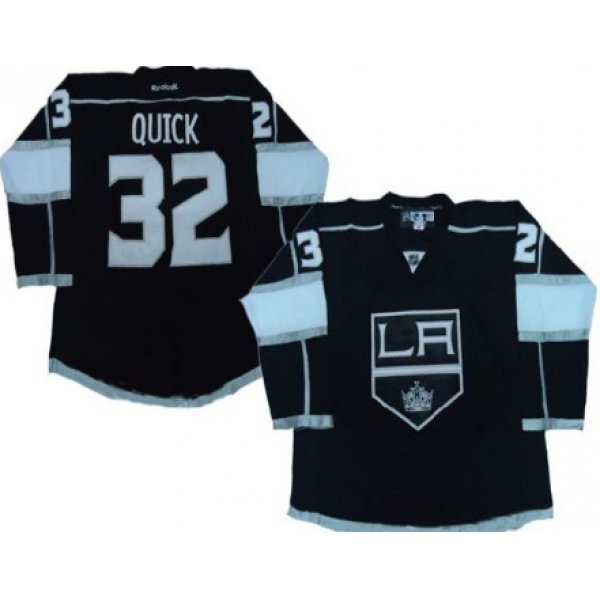 Los Angeles Kings #32 Jonathan Quick Black Jersey