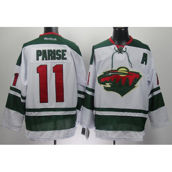 Minnesota Wild #11 Zach Parise 2014 White Jersey