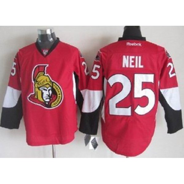 Ottawa Senators #25 Chris Neil Red Jersey