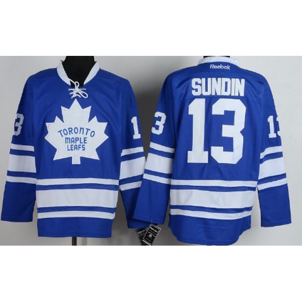 Toronto Maple Leafs #13 Mats Sundin Blue Third Jersey