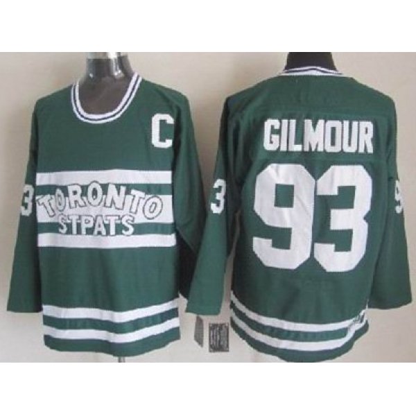 Toronto Maple Leafs #93 Doug Gilmour Green Throwback CCM Jersey