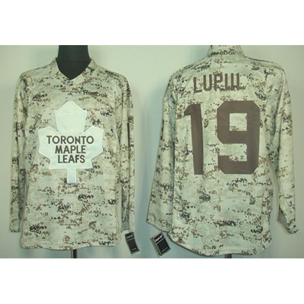 Toronto Maple Leafs #19 Joffrey Lupul White Camo Jersey