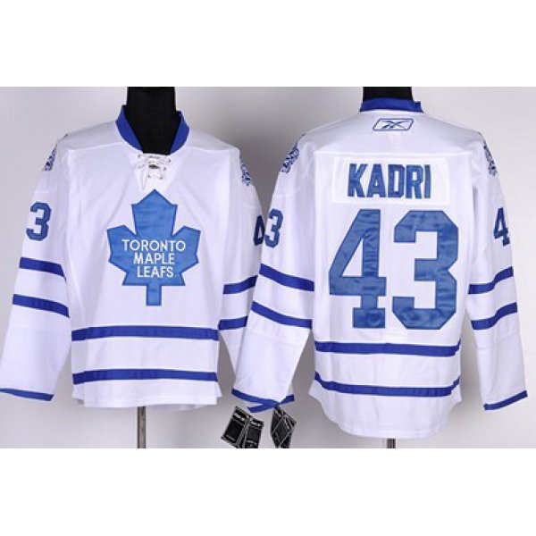 Toronto Maple Leafs #43 Nazem Kadri White Jersey
