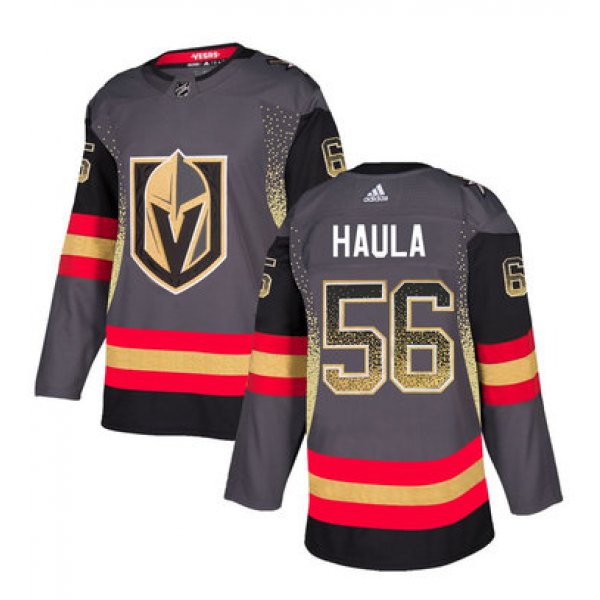 Men's Vegas Golden Knights #56 Erik Haula Gray Drift Fashion Jersey