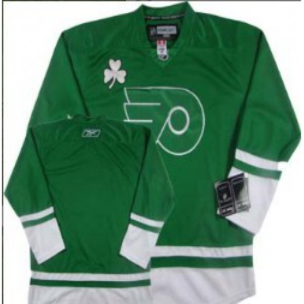 Philadelphia Flyers Blank St. Patrick's Day Green Jersey