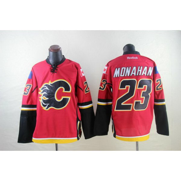 Calgary Flames #23 Sean Monahan Red Jersey