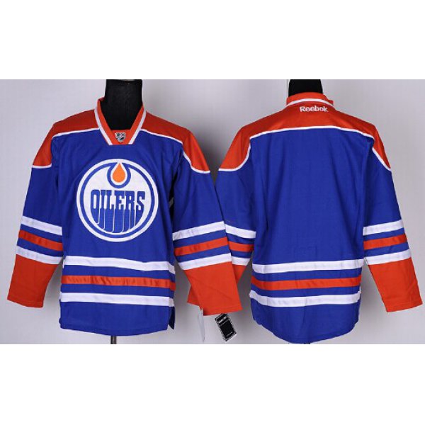 Edmonton Oilers Blank Royal Blue Jersey