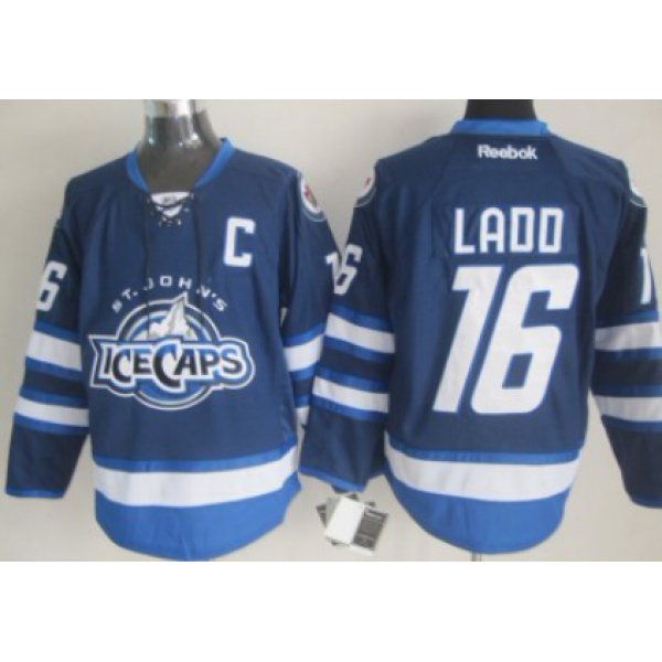Winnipeg Jets #16 Andrew Ladd 2012 Blue Ice Caps Jersey