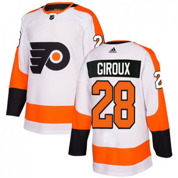 Adidas Philadelphia Flyers #28 Claude Giroux White Authentic Stitched NHL Jersey