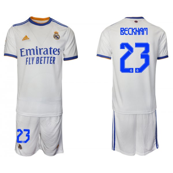 Men 2021-2022 Club Real Madrid home white 23 Soccer Jerseys1