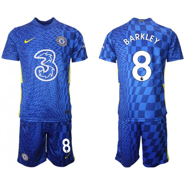 Men 2021-2022 Club Chelsea FC home blue 8 Nike Soccer Jerseys