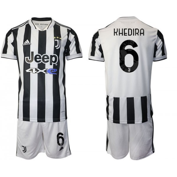 Men 2021-2022 Club Juventus home white 6 Adidas Soccer Jerseys