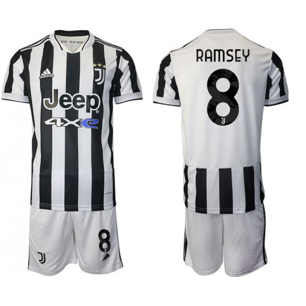 Men 2021-2022 Club Juventus home white 8 Adidas Soccer Jerseys