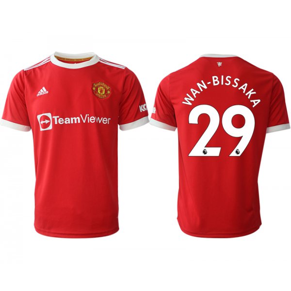 Men 2021-2022 Club Manchester United home red aaa version 29 Adidas Soccer Jersey
