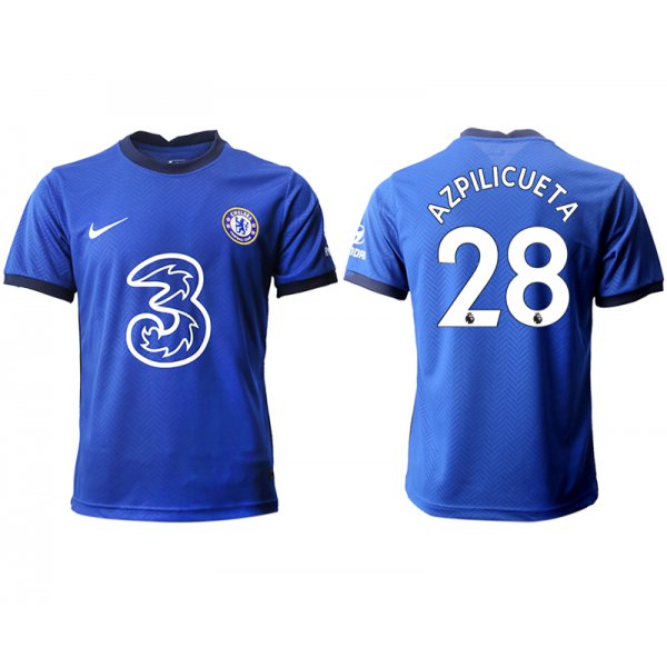 Men 2020-2021 club Chelsea home aaa version 28 blue Soccer Jerseys