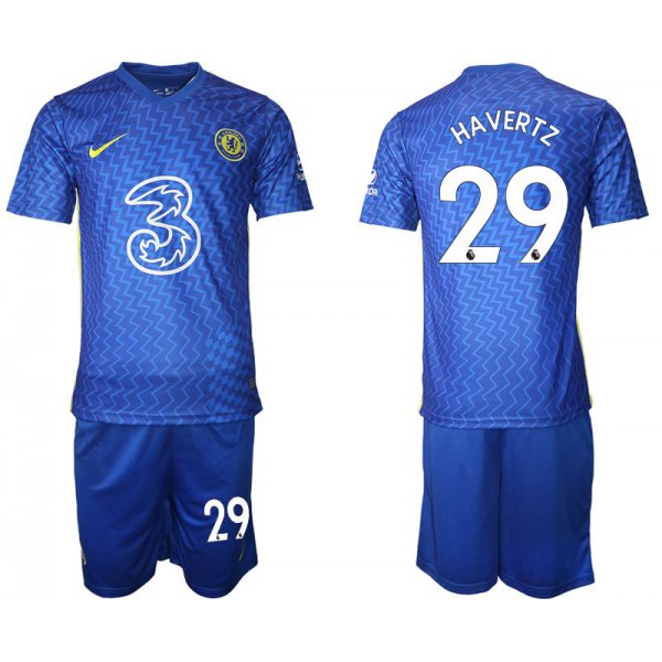 Men 2021-2022 Club Chelsea FC home blue 29 Nike Soccer Jersey