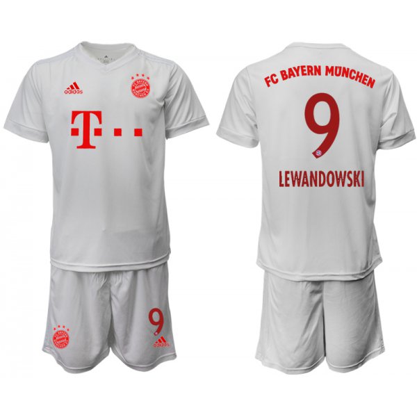 Men 2020-2021 club Bayern Munich away 9 white goalkeeper Soccer Jerseys