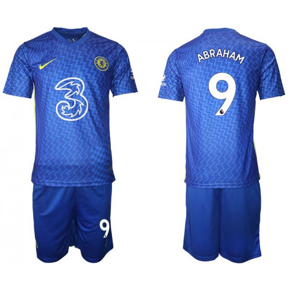 Men 2021-2022 Club Chelsea FC home blue 9 Nike Soccer Jersey