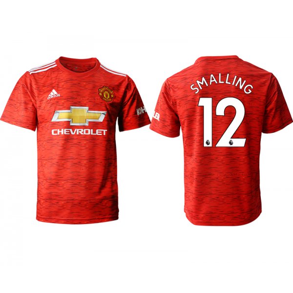 Men 2020-2021 club Manchester United home aaa version 12 red Soccer Jerseys