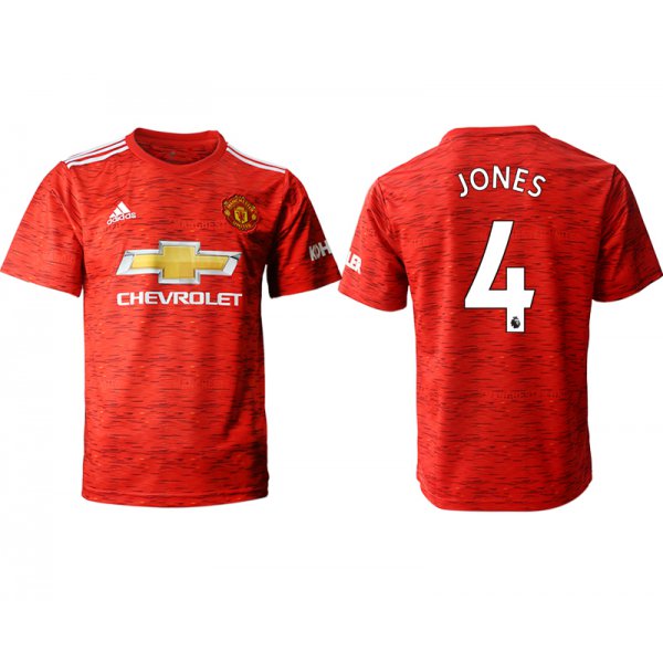 Men 2020-2021 club Manchester United home aaa version 4 red Soccer Jerseys