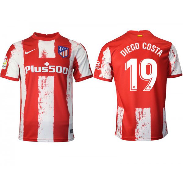 Men 2021-2022 Club Atletico Madrid home aaa version red 19 Nike Soccer Jersey