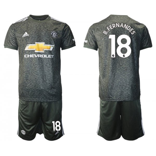 Men 2020-2021 club Manchester United away 18 black Soccer Jerseys