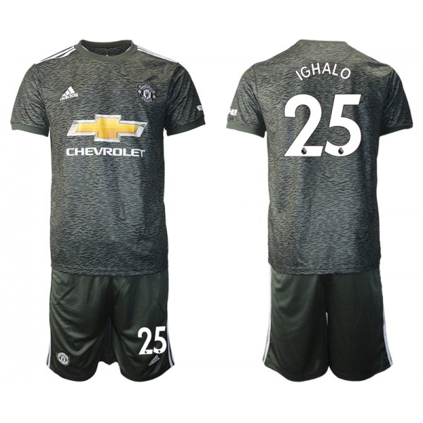Men 2020-2021 club Manchester United away 25 black Soccer Jerseys