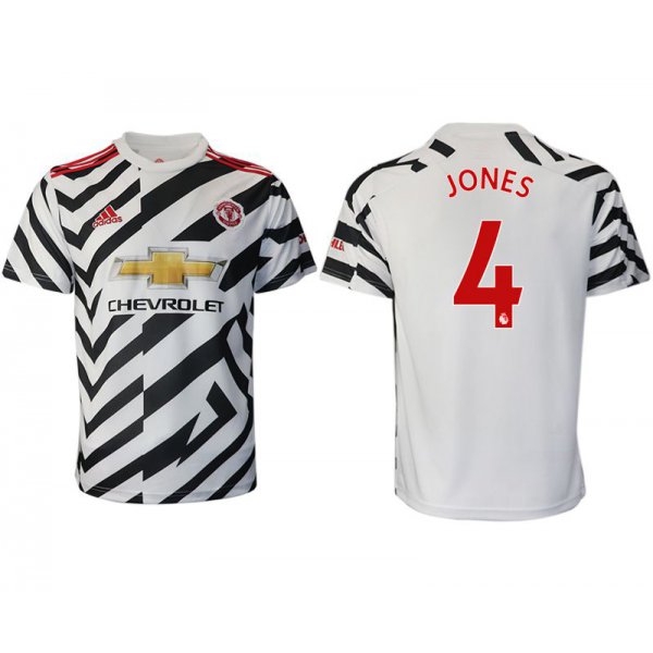 Men 2020-2021 club Manchester United away aaa version 4 white Soccer Jerseys