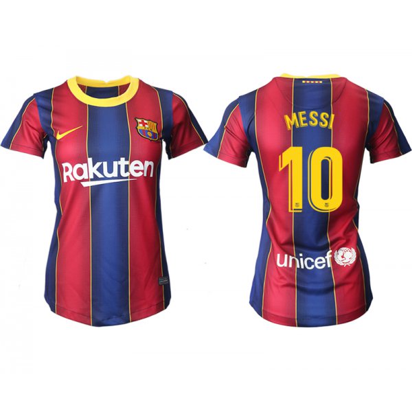 Women 2020-2021 Barcelona home aaa version 10 red Soccer Jerseys1