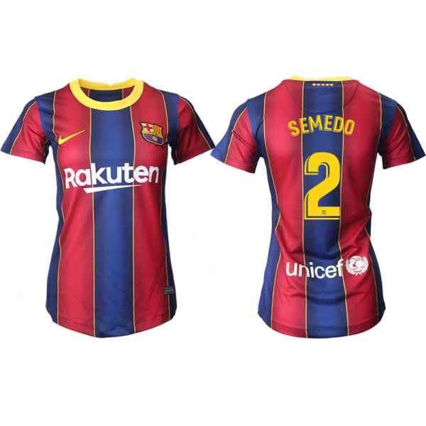 Women 2020-2021 Barcelona home aaa version 2 red Soccer Jerseys