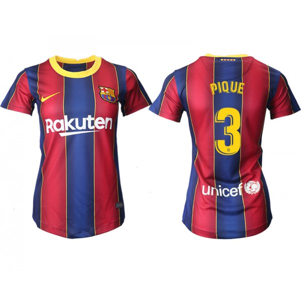Women 2020-2021 Barcelona home aaa version 3 red Soccer Jerseys