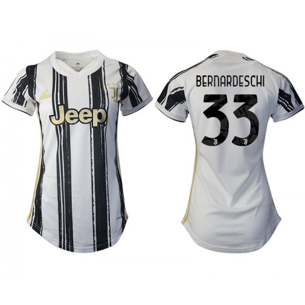Women 2020-2021 Juventus home aaa version 33 white Soccer Jerseys