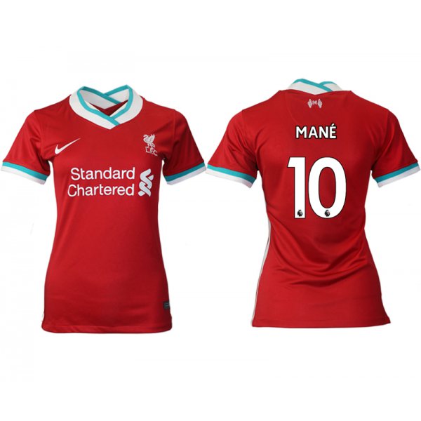 Women 2020-2021 Liverpool home aaa version 10 red Soccer Jerseys
