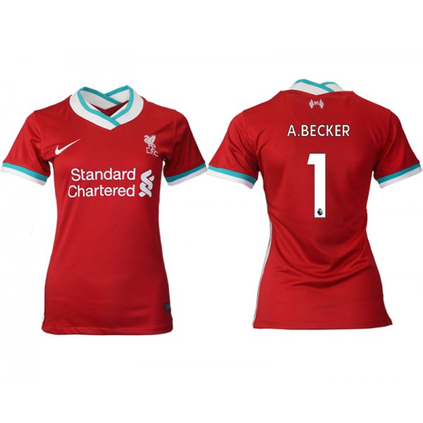 Women 2020-2021 Liverpool home aaa version 1 red Soccer Jerseys
