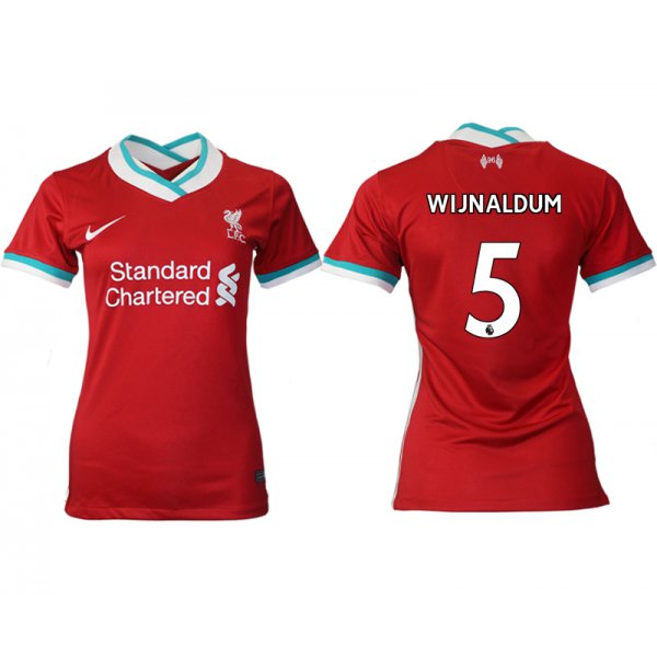 Women 2020-2021 Liverpool home aaa version 5 red Soccer Jerseys
