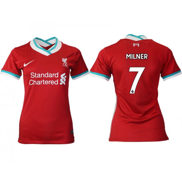 Women 2020-2021 Liverpool home aaa version 7 red Soccer Jerseys