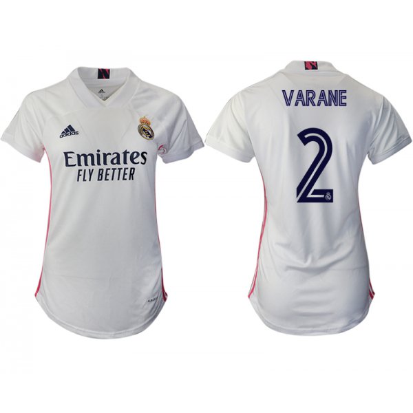 Women 2020-2021 Real Madrid home aaa version 2 white Soccer Jerseys