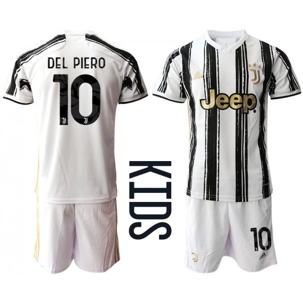 Youth 2020-2021 club Juventus home 10 white Soccer Jerseys1