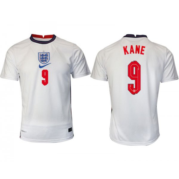 Men 2020-2021 European Cup England home aaa version white 9 Nike Soccer Jersey