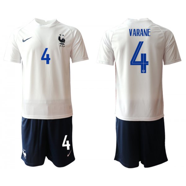 Men 2021 France away 4 soccer jerseys