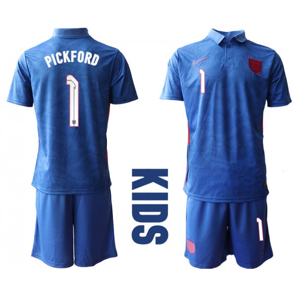 2021 European Cup England away Youth 1 soccer jerseys