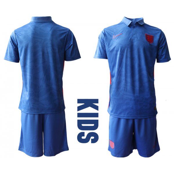 2021 European Cup England away Youth soccer jerseys