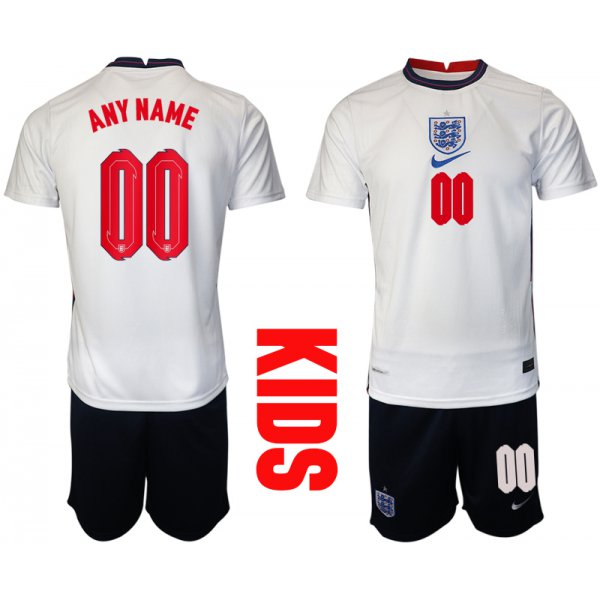 2021 European Cup England home Youth custom soccer jerseys