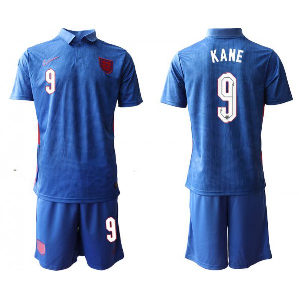 Men 2020-2021 European Cup England away blue 9 Nike Soccer Jersey